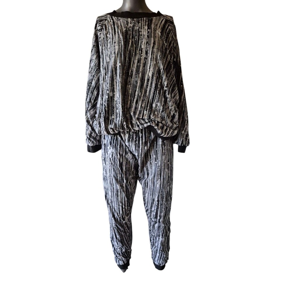 Mara Made VTG 90s Reversible Tracksuit Lounge Set Jersey Double Lined sz S/M